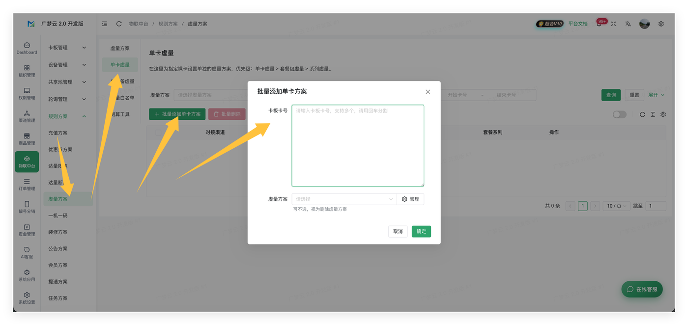 虚量方案