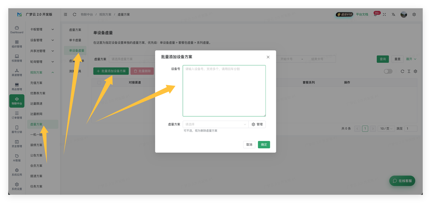 虚量方案